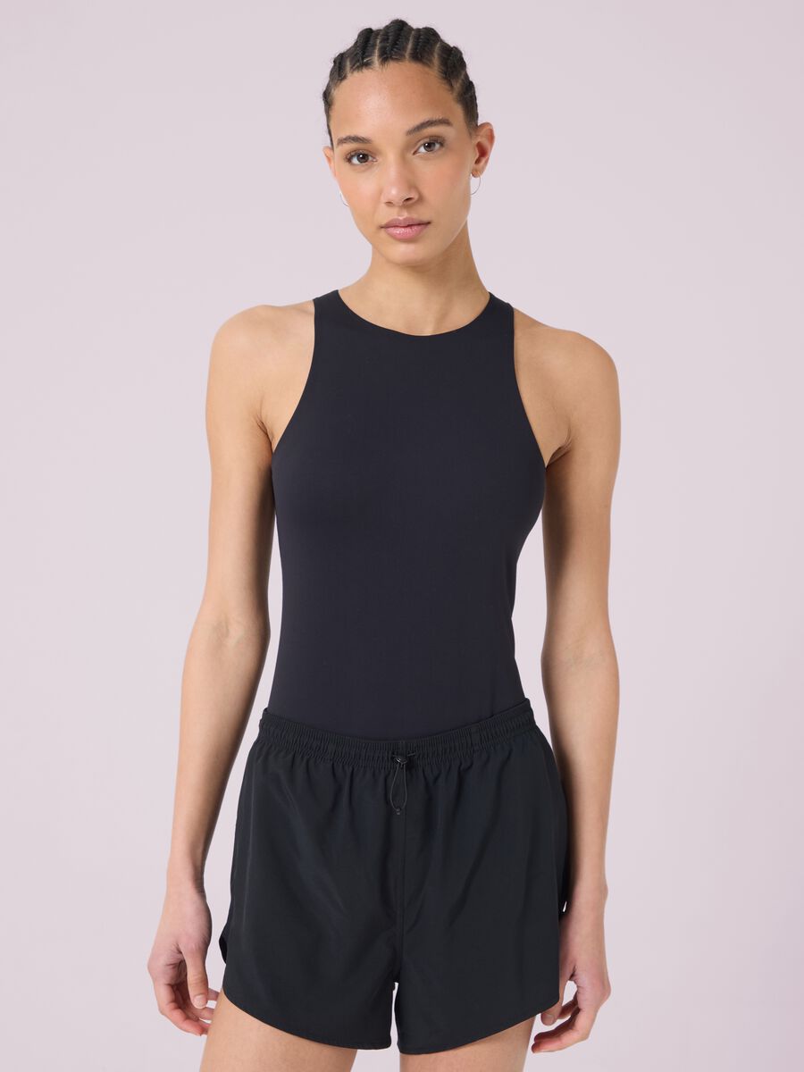Sleeveless bodysuit in stretch fabric ALTAVIA STUDIO_1