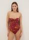 Multicoloured stretch floral-print swimsuit_0