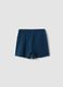 Blue pure cotton boys&rsquo; shorts, regular fit_1