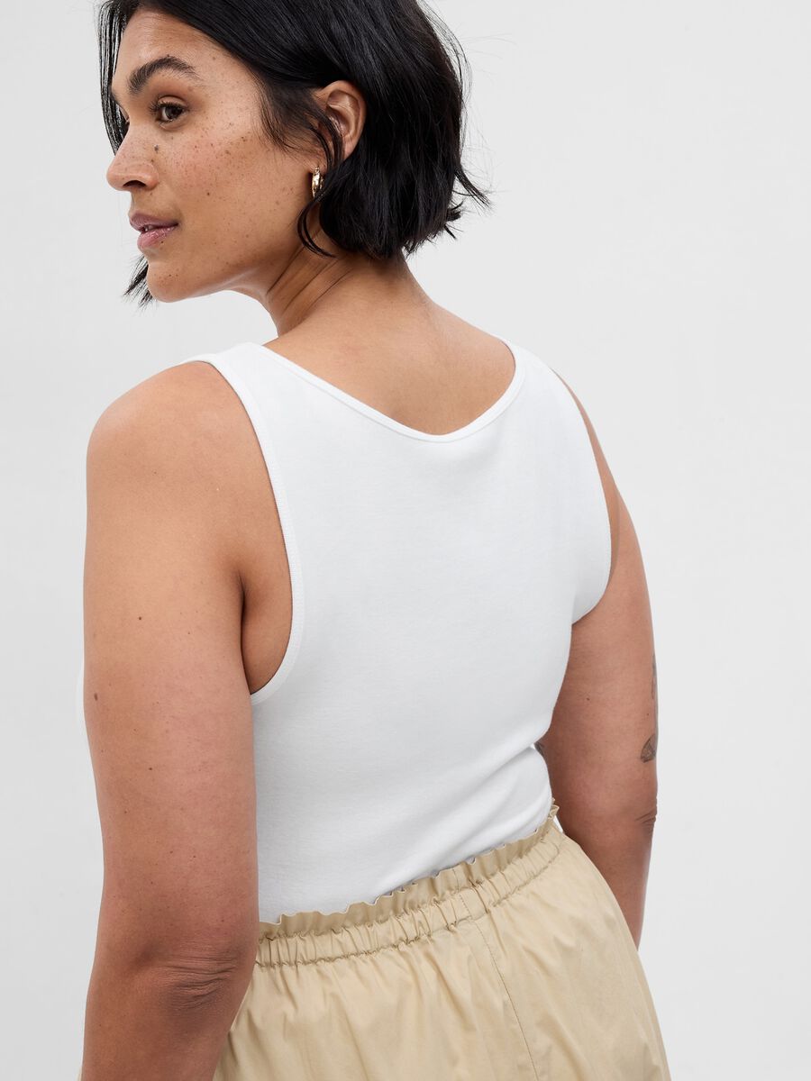 Stretch modal and cotton tank top_4