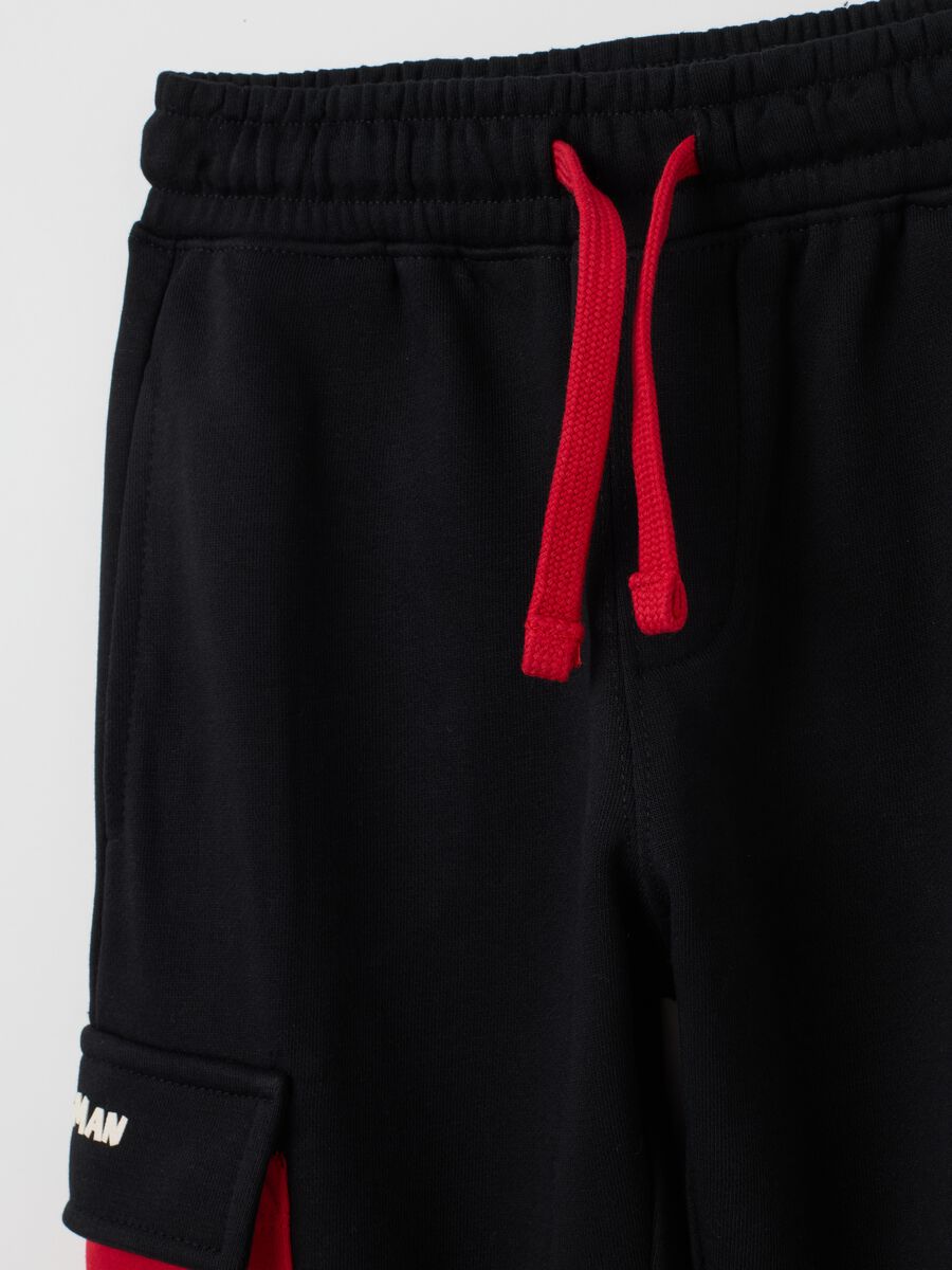 Kids' multicolour cotton blend jogger trousers regular fit_2