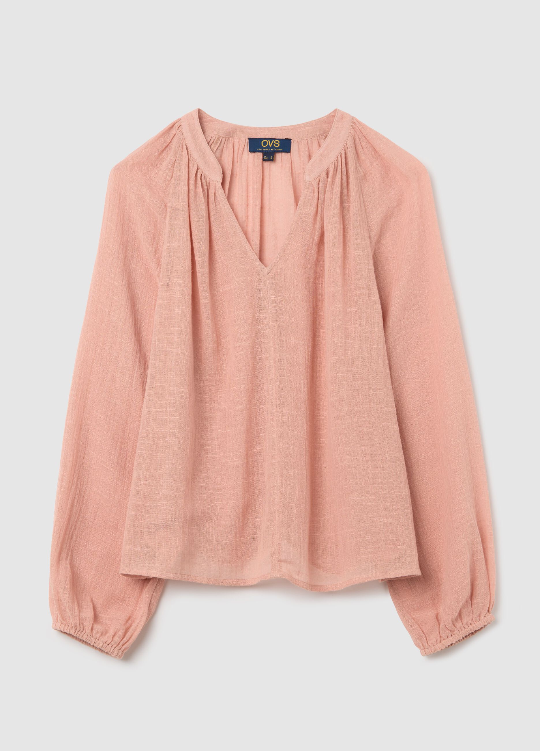 Pink brushed blouse