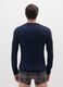Blue long-sleeve regular fit t-shirt_2