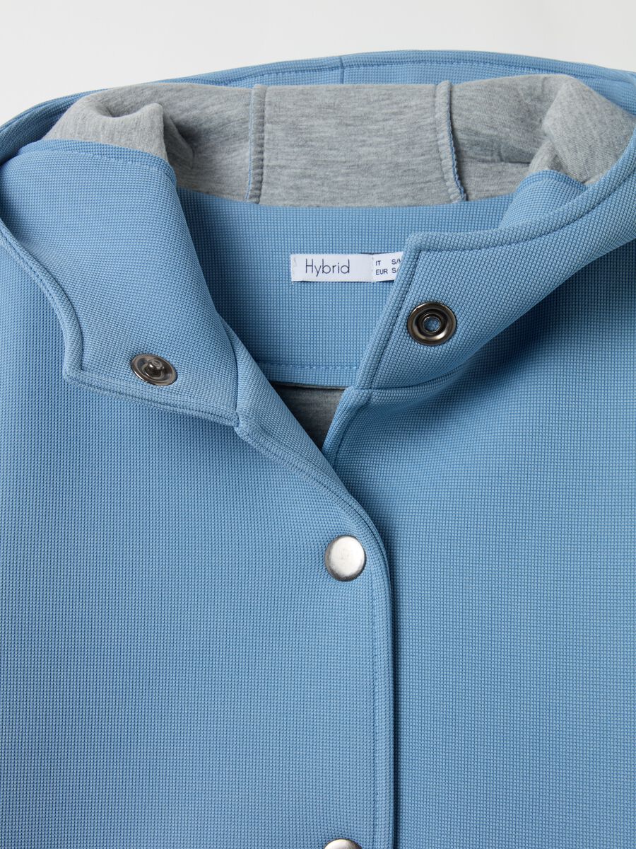 Hooded coat with buttons_2