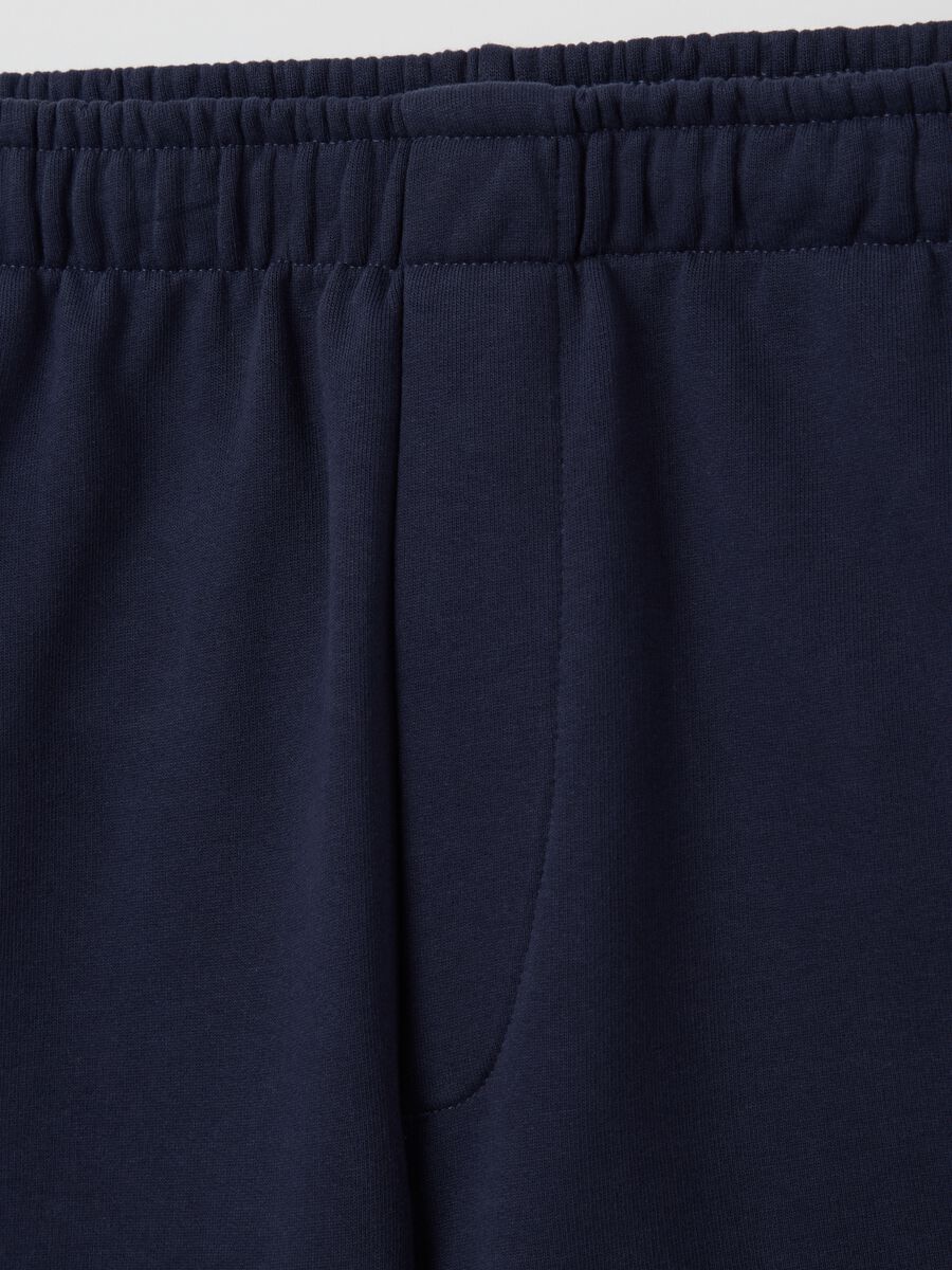 Cargo Bermuda shorts in fleece_5