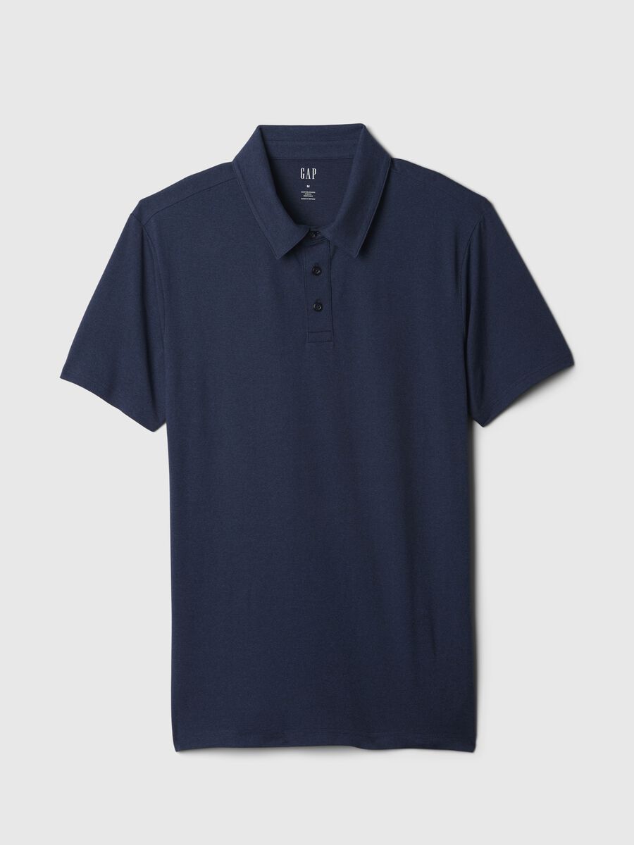Technical fabric polo shirt_3