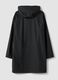 Black regular-fit raincoat with zip_6