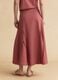 Pink cotton-linen blend skirt with openwork detailing_2