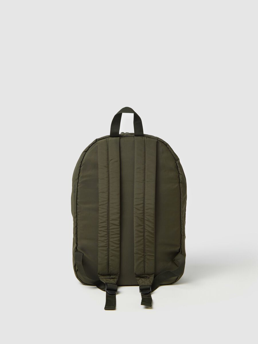 Green Maui and Sons Backpack in Mixed Materials_1