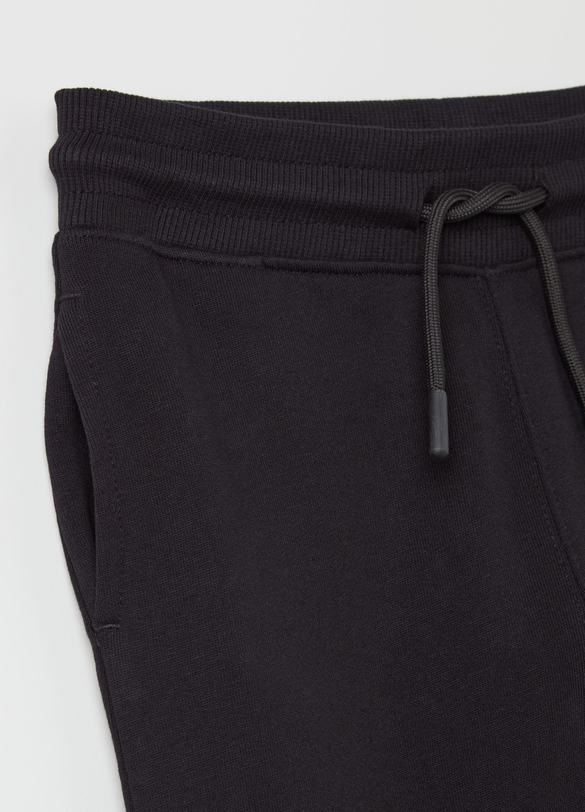 Joggers with drawstring and "Go Spidey!!" print