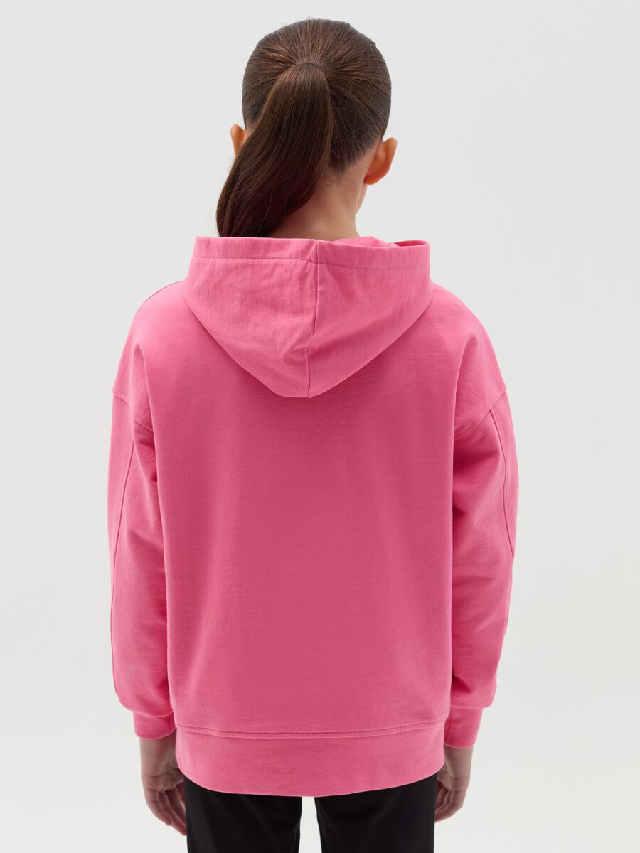 Felpa con cappuccio e stampa logo_2