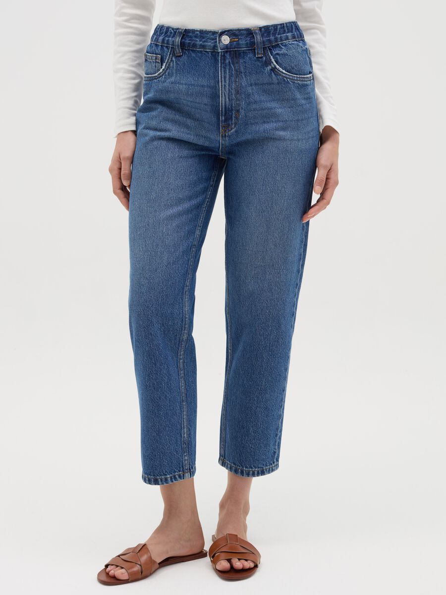 Cropped mum-fit jeans_1
