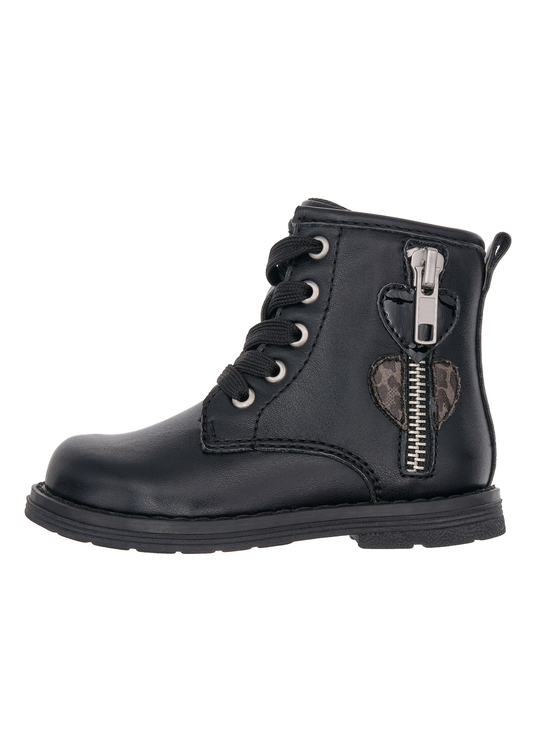 Chicco black ankle boots for girls