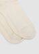 2-pack of brown and white stretch-fabric socks_2