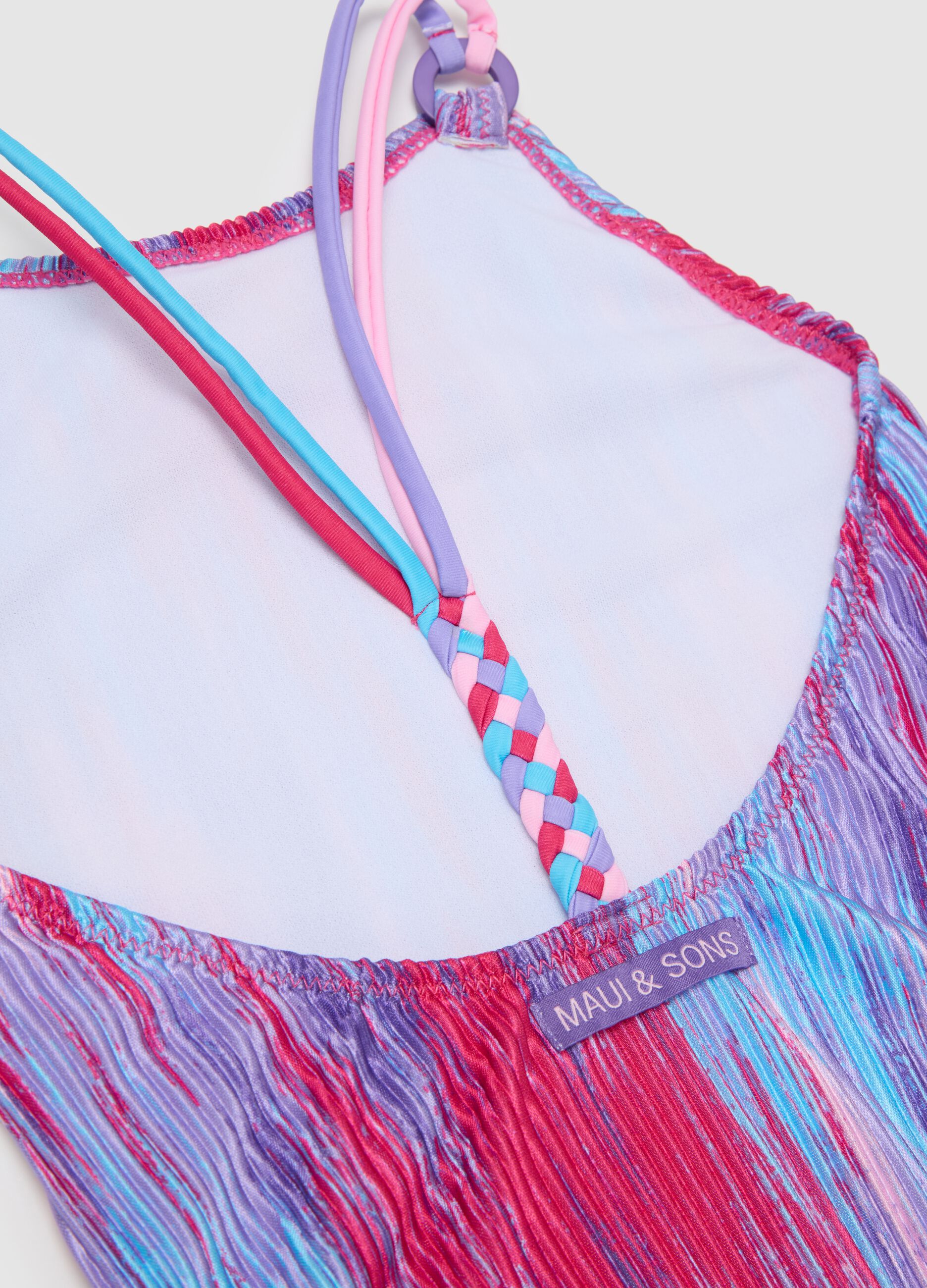 Multicolour Girls' Swimsuit