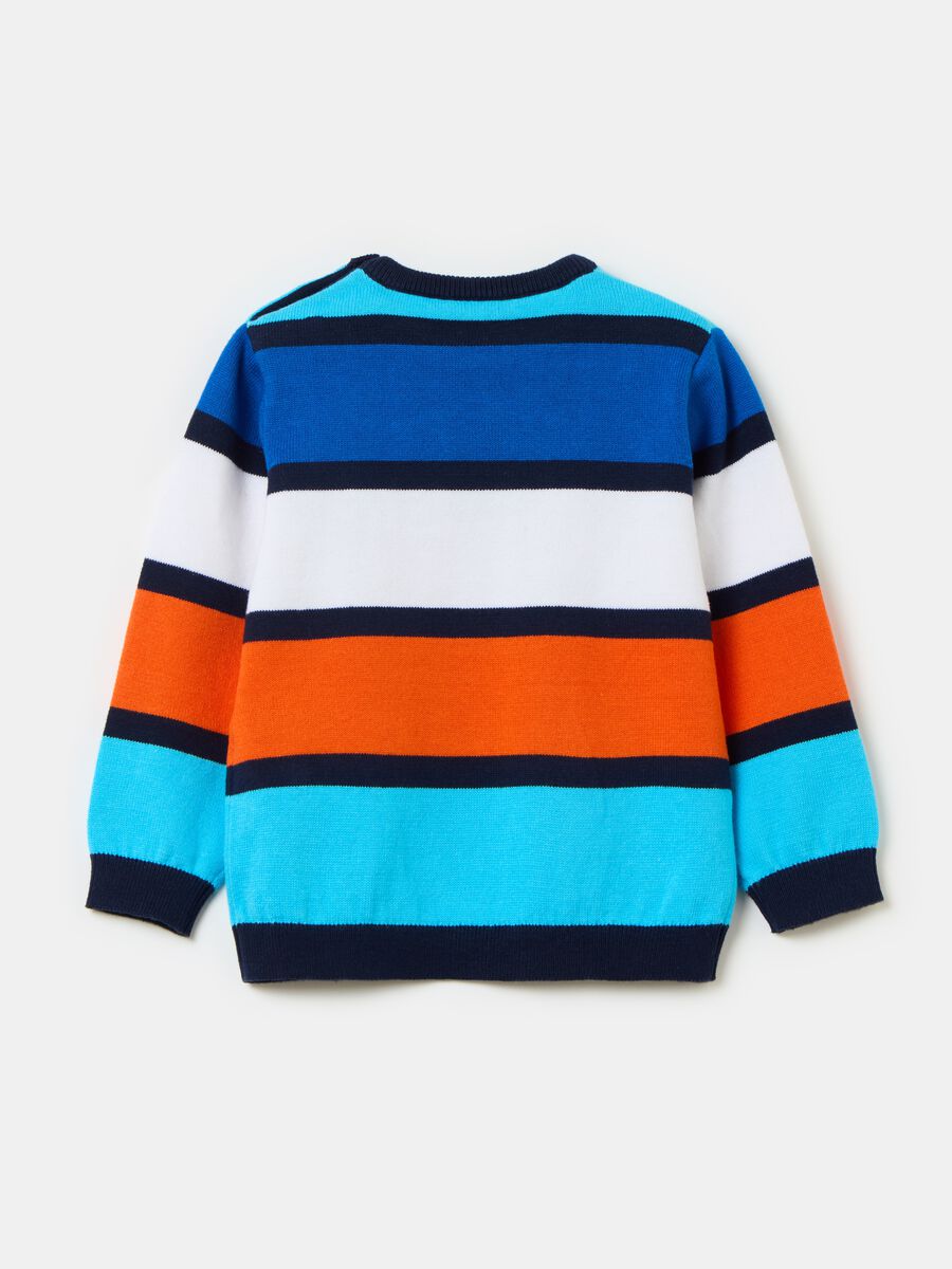 Striped cotton pullover_1