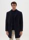 Blue Regular Fit Coat with Buttons_1