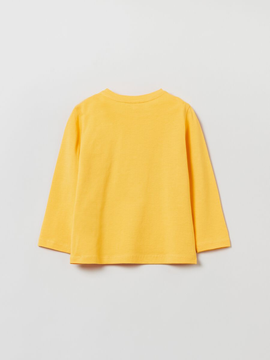 T-shirt a maniche lunghe con stampa_1