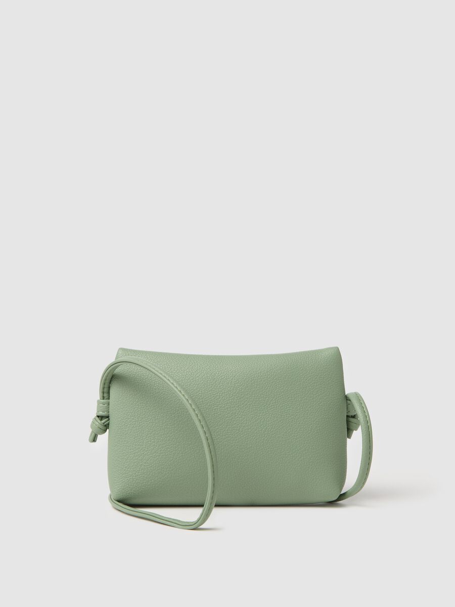 Green clutch bag with zip_1