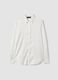 White stretch-fabric shirt with classic collar, regular fit_4