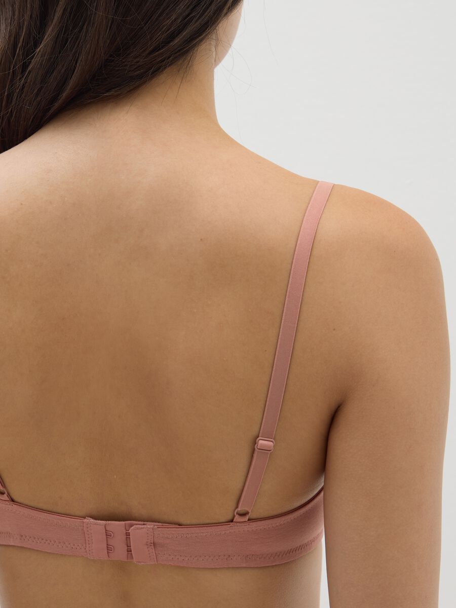 Pink Cotton Comfort Bra_2