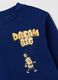 Children's blue pure cotton T-shirt regular fit with print_2