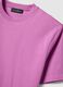 Pink relaxed fit pure cotton crew neck T-shirt_5