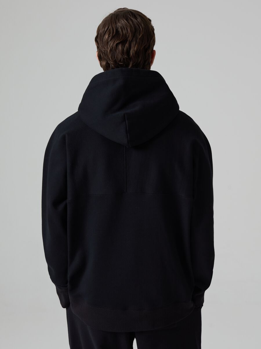 Selection oversized sweatshirt with hood and pocket_2