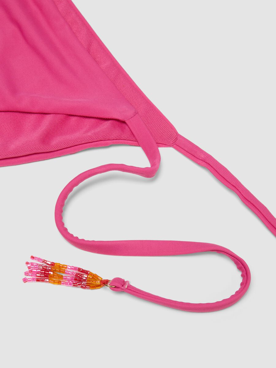 Slip bikini rosa in tessuto elasticizzato_5