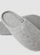 Pantofole grigie con stampa stelle_1