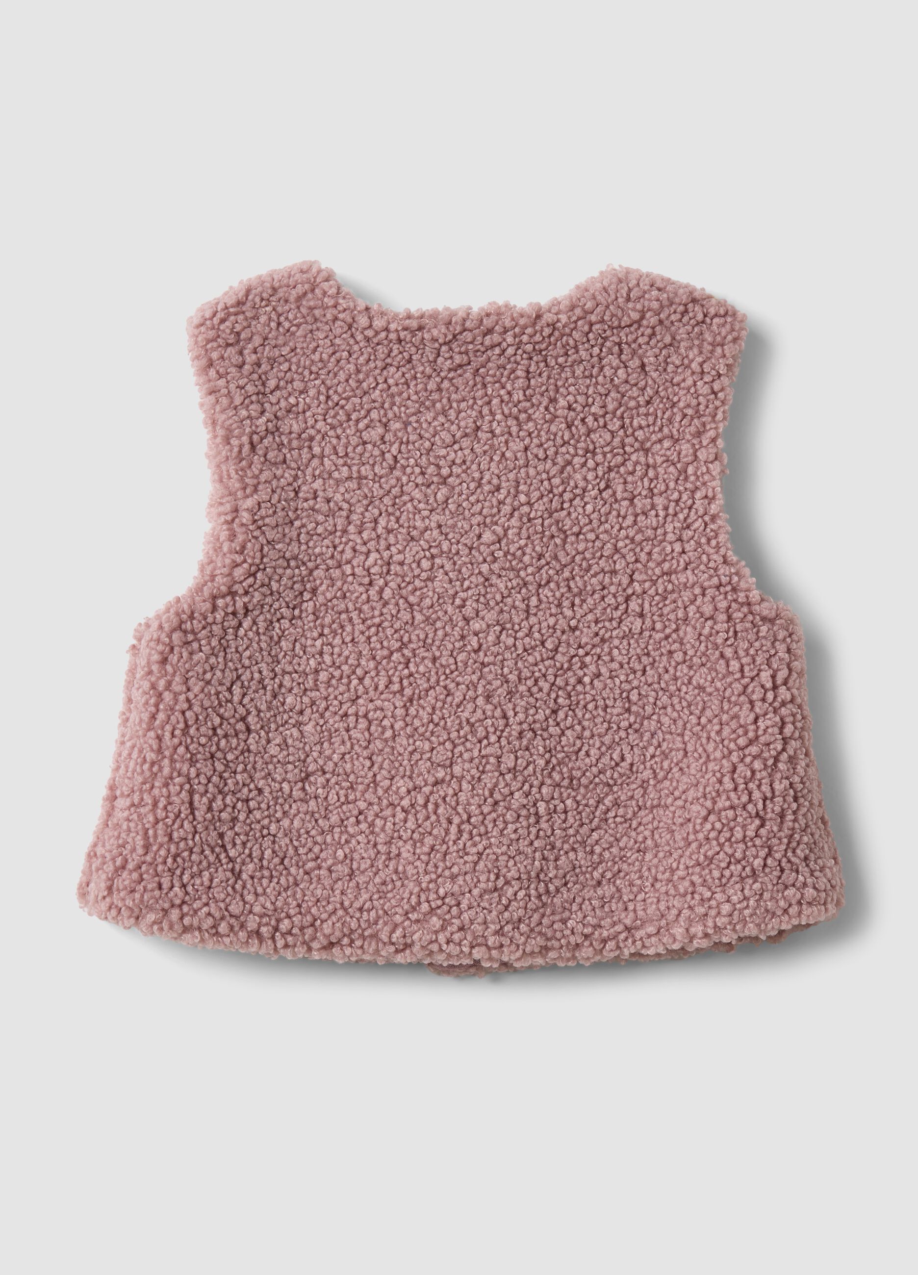 Pink regular-fit gilet