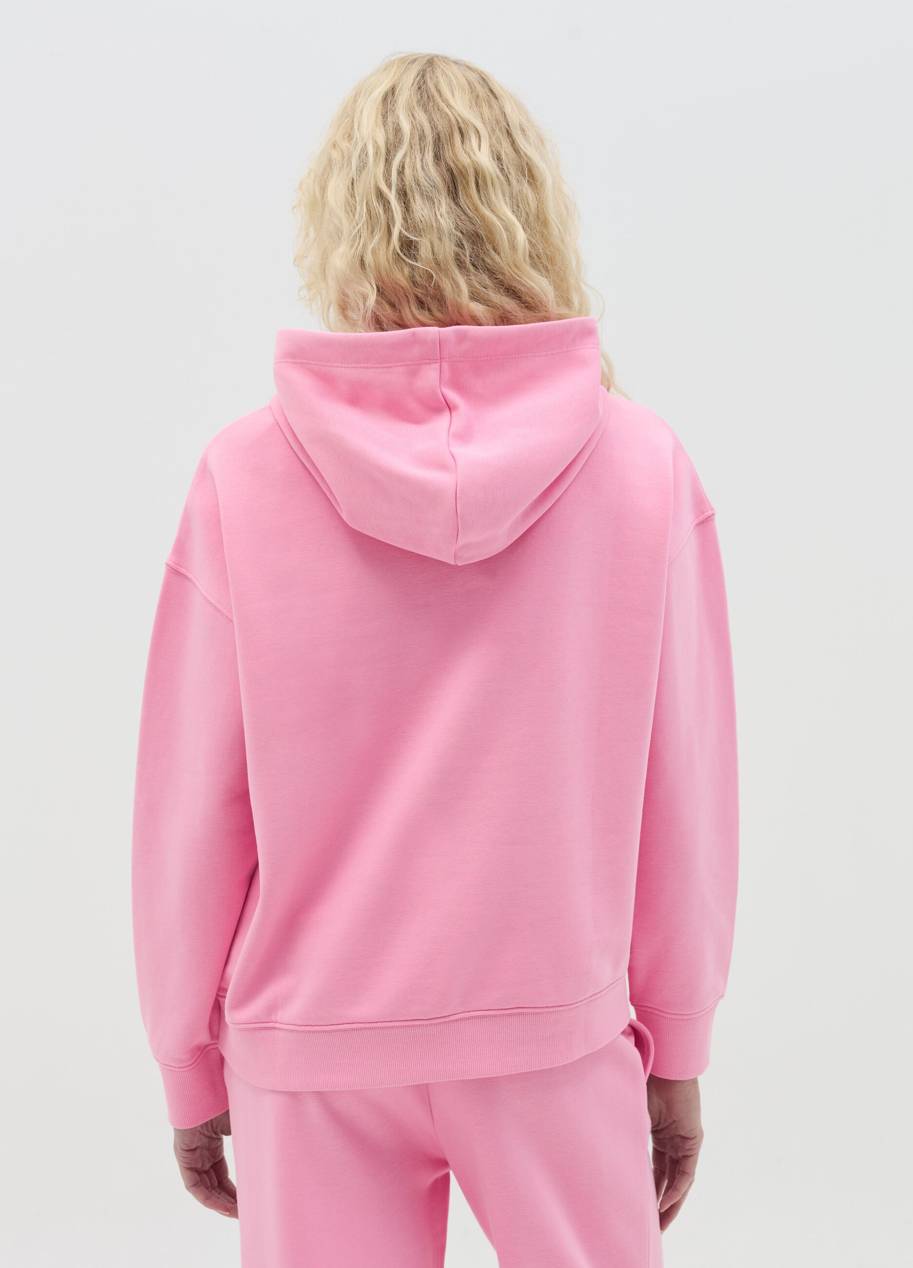 French terry sweatshirt with hood