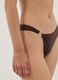 Brown stretch bikini bottoms with ring detail_3