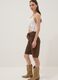 White ruffle top with thin straps_0