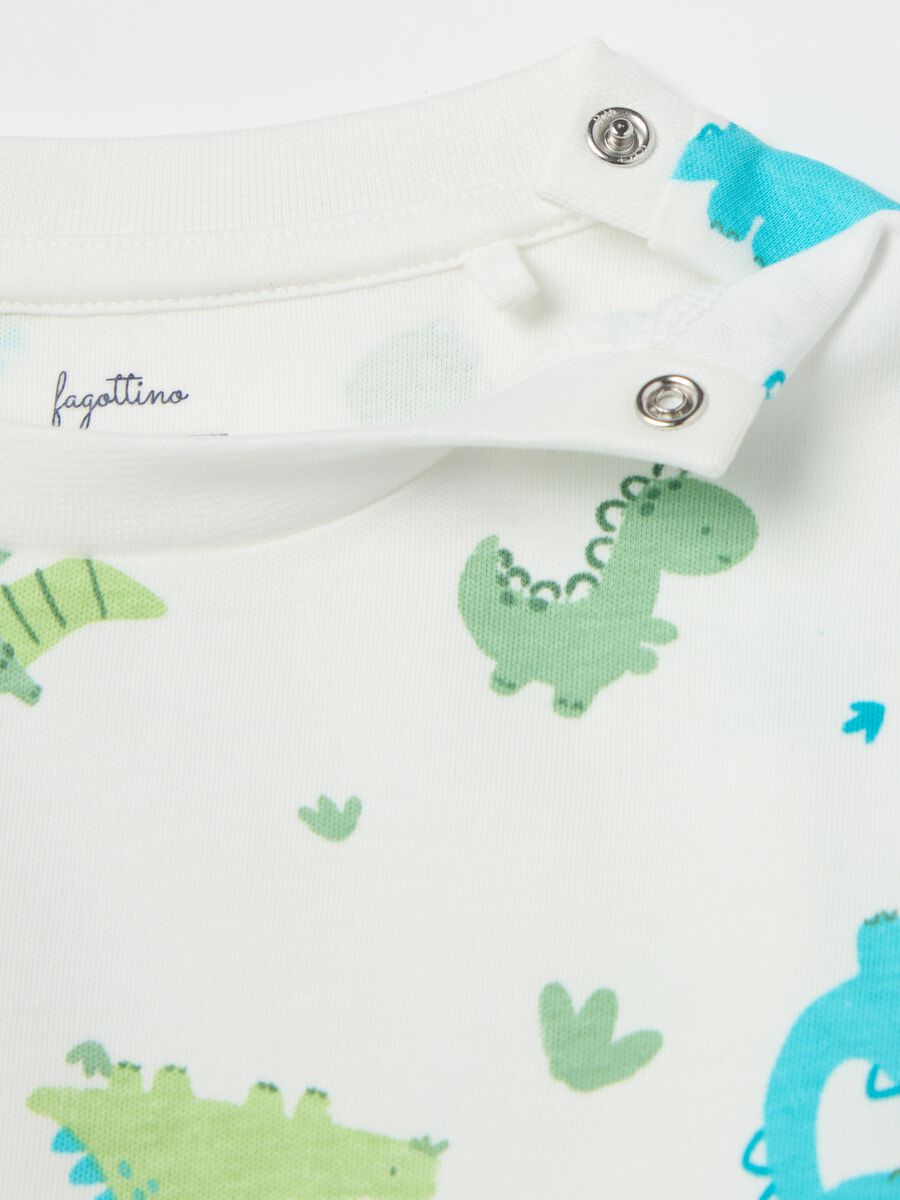Cotton pyjamas with dinosaur print_2