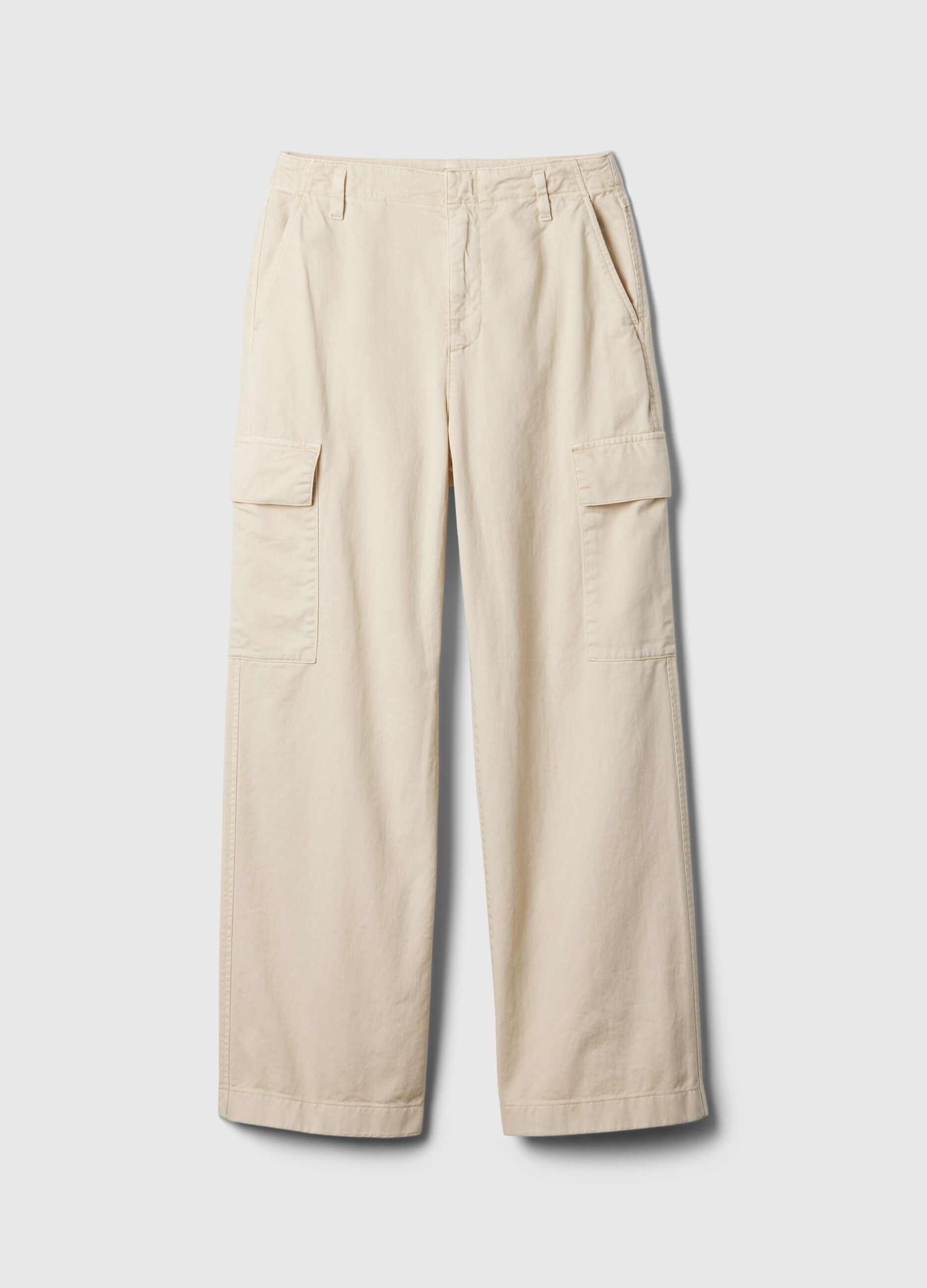 Loose-fit cargo trousers in cotton