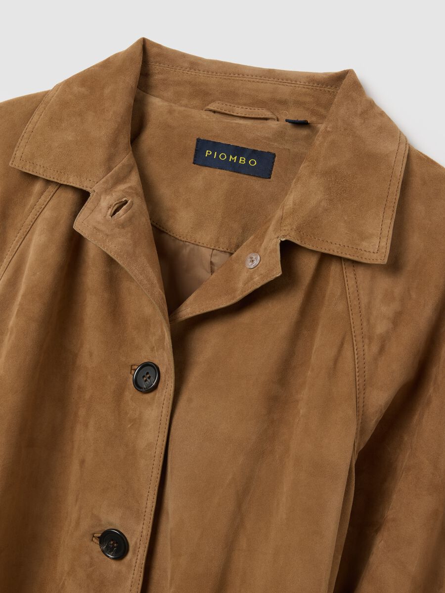 Brown Coat in Genuine Leather_5