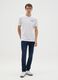 White pure cotton T-shirt regular fit_0