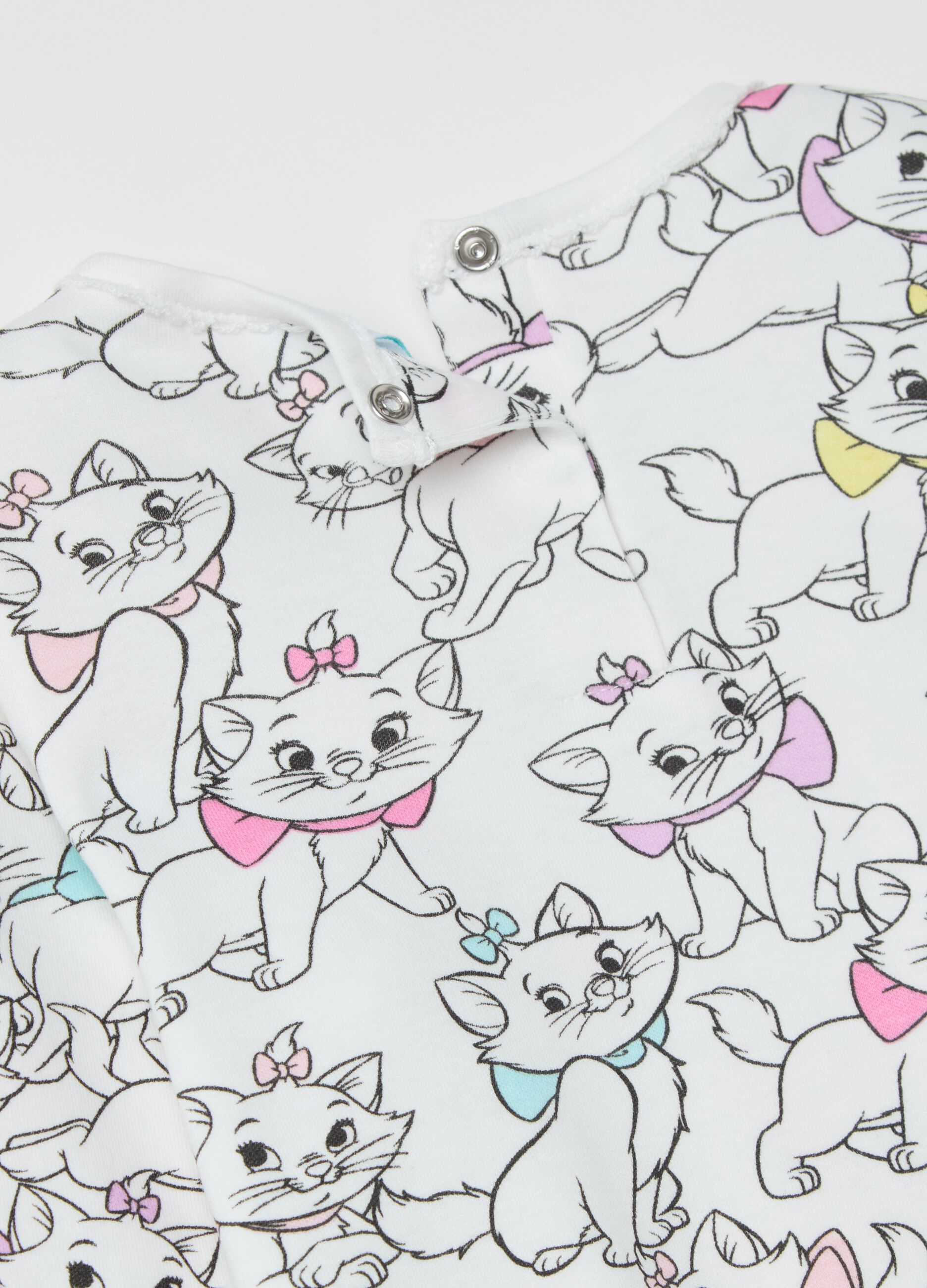 Cotton pyjamas with Marie print