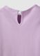 Girls' Stretch Cotton Purple T-shirt with Designs_3