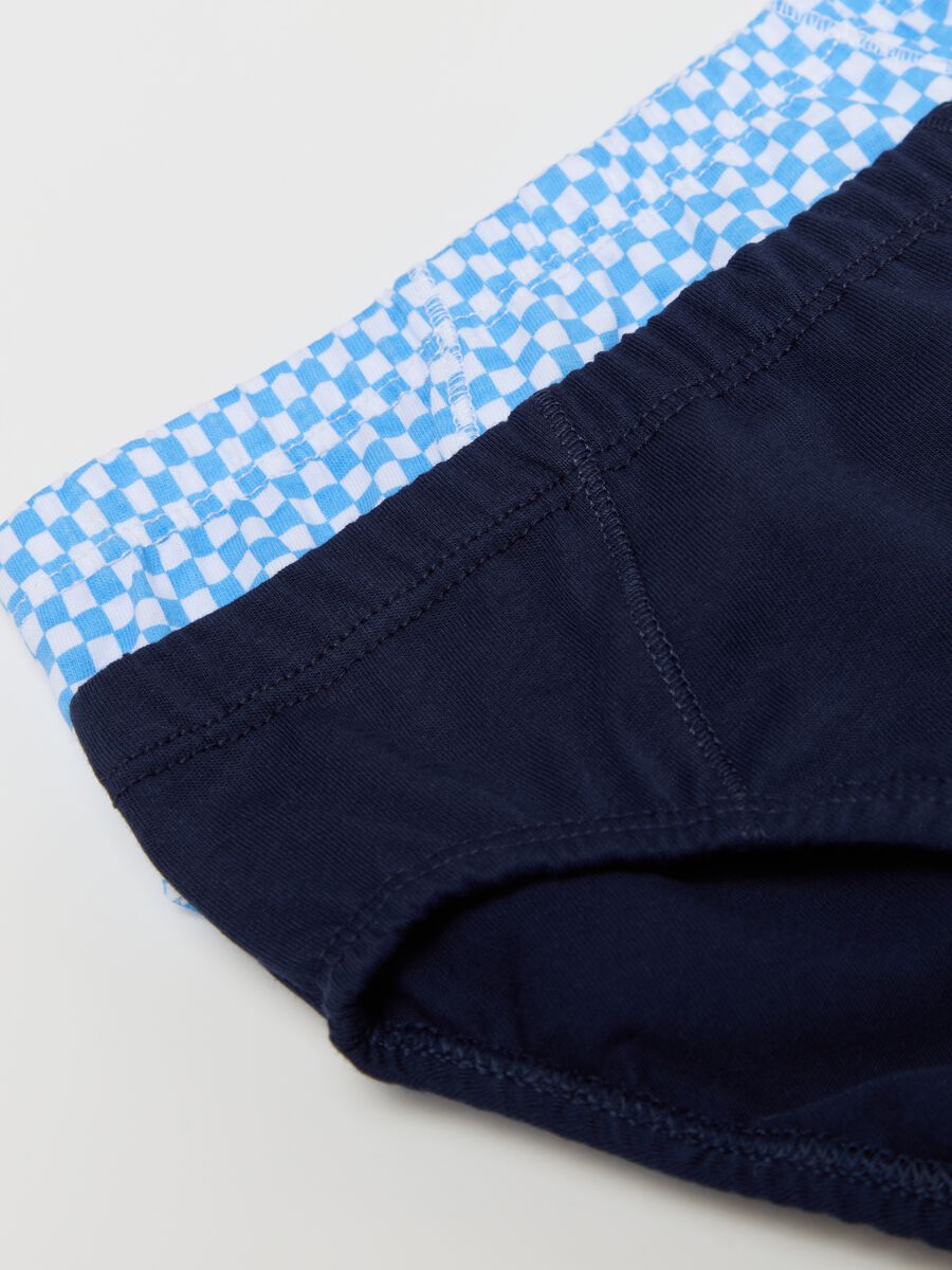 Five-pack cotton briefs with racing car print_3