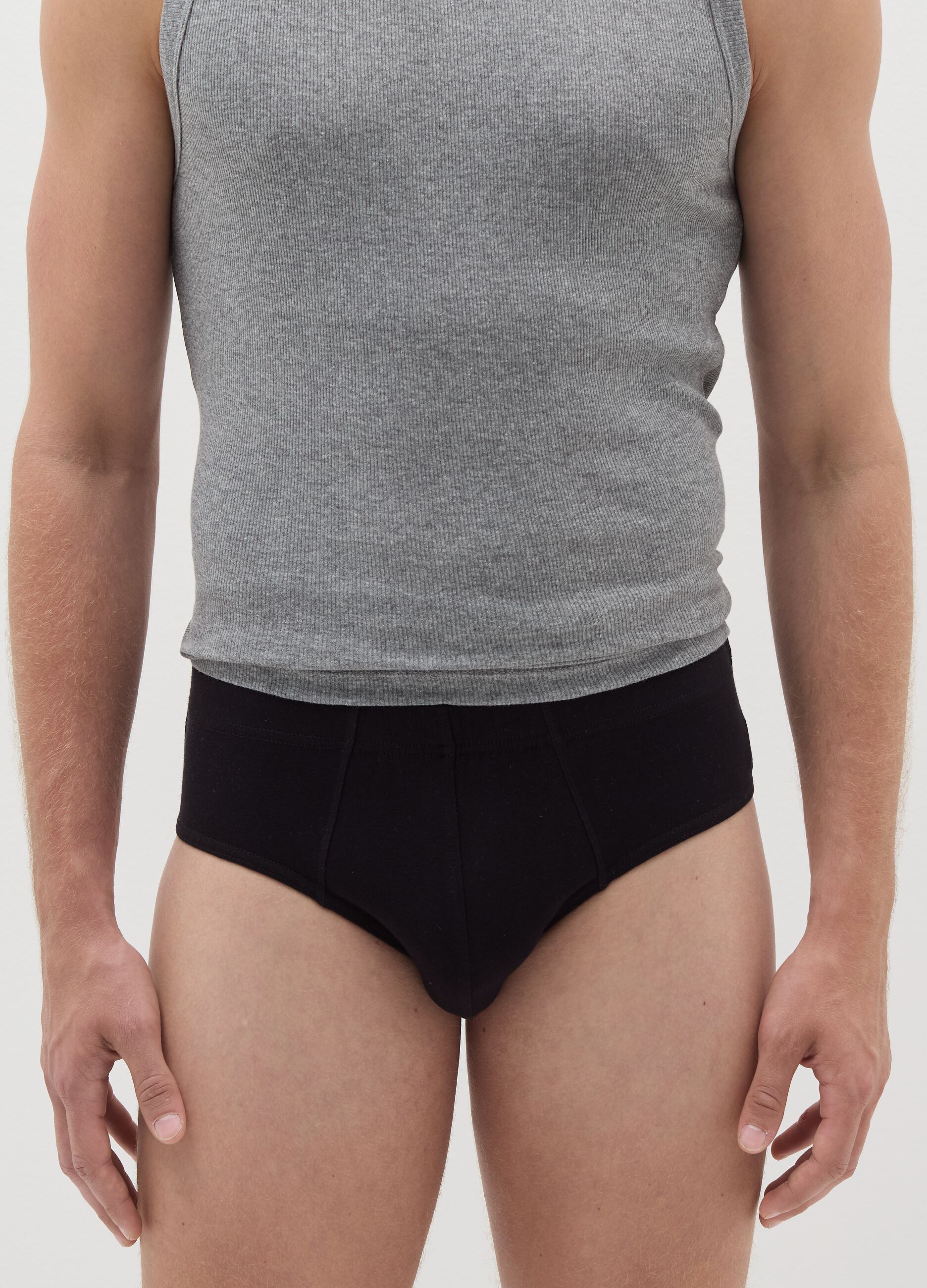 Tripack slip in cotone bio stretch