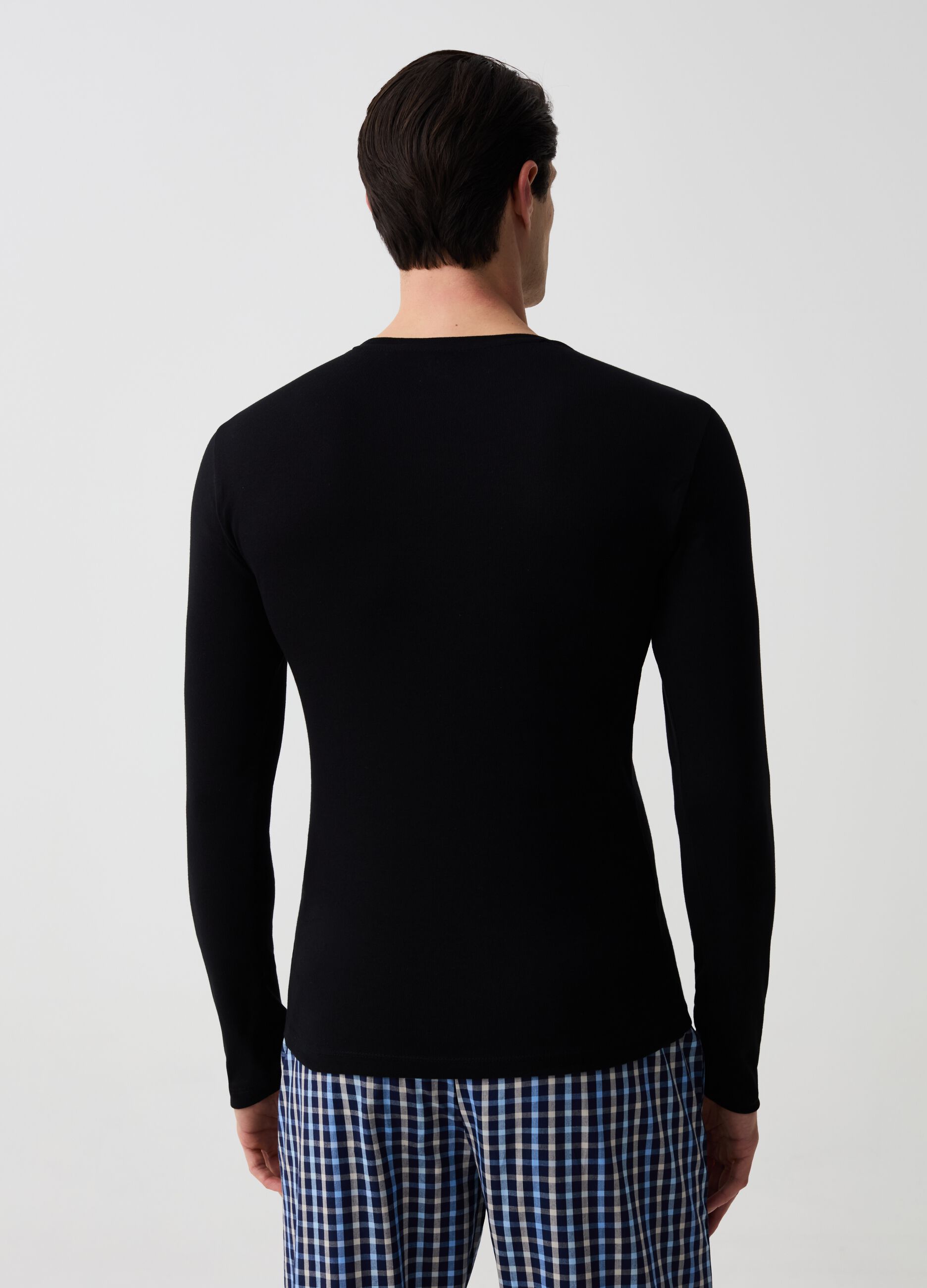 Two-pack undershirts with long sleeves