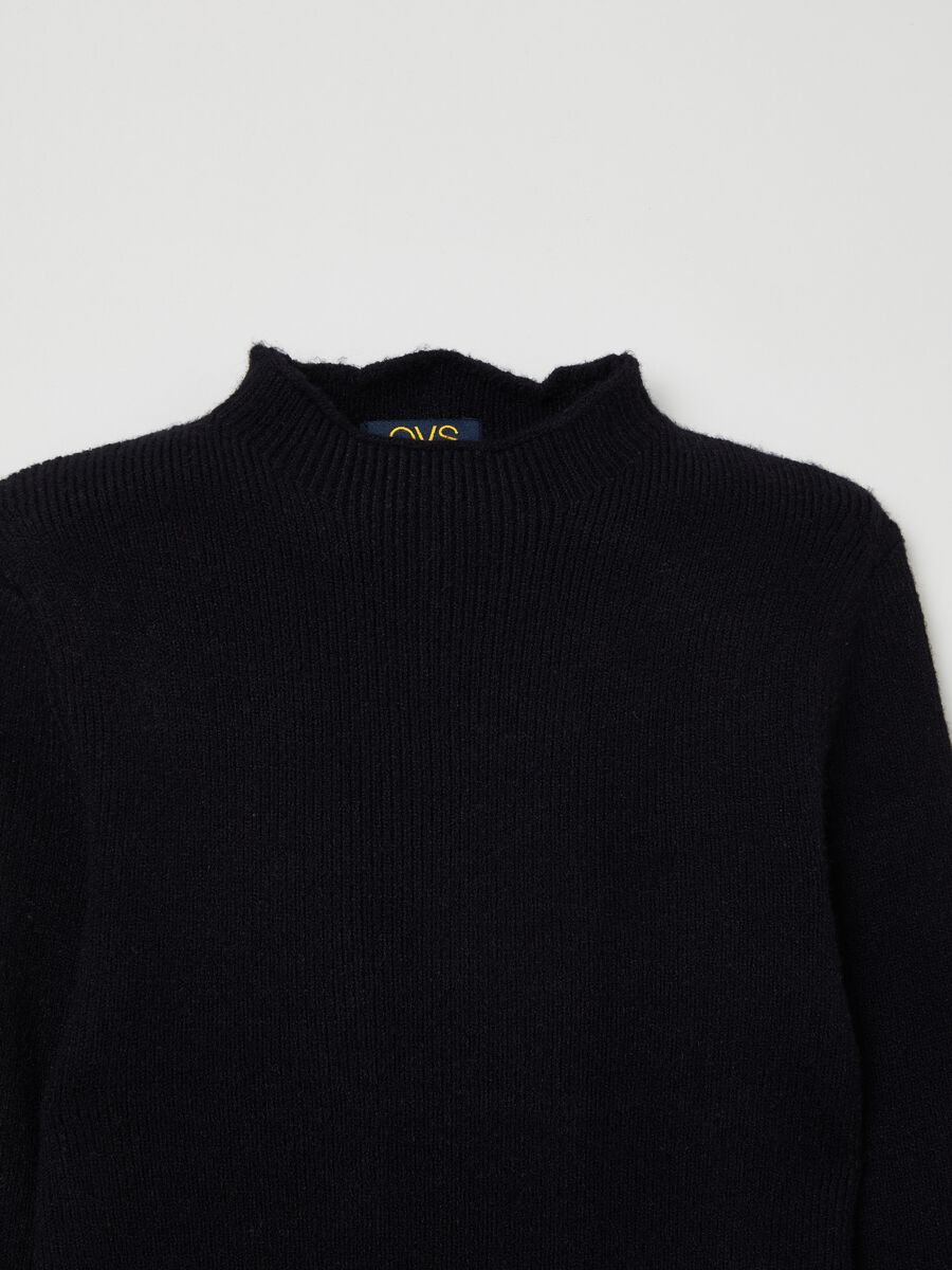 Pullover a costine mock neck_2