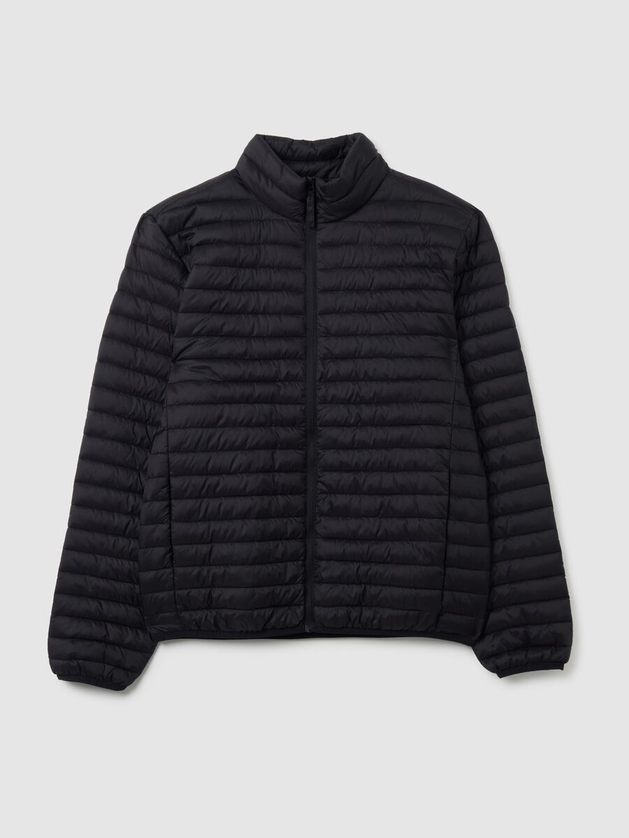 Giacca in nero regular fit_0