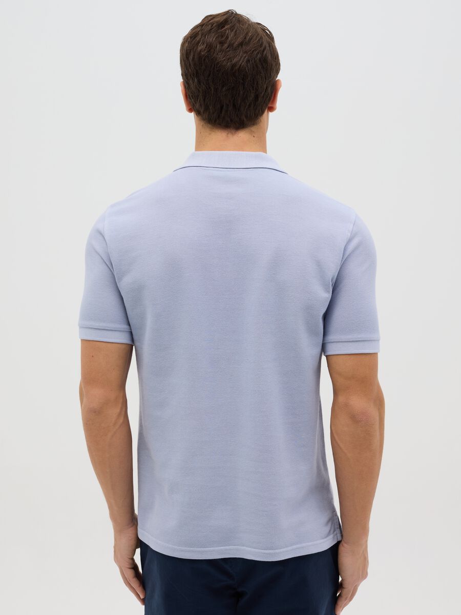 100% cotton piqué polo shirt_2
