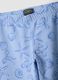 Leggings skinny azzurri in cotone elasticizzato da bambina con stampe_2