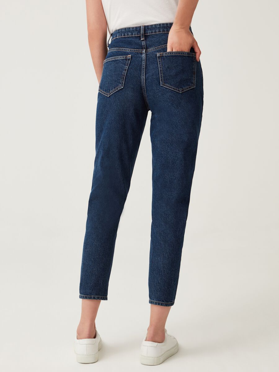 Jeans mom fit in cotone_2
