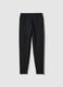 Leggings in cotone elasticizzato nero slim fit_4
