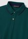 Green pure cotton polo regular fit_5